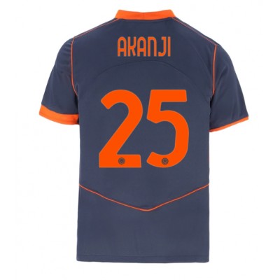 Fotballdrakt Herre Inter Milan Manuel Akanji #25 Tredjedrakt 2025-26 Kortermet Fotballdrakt Herre Inter Milan Manuel Akanji #25 Tredjedrakt 2025-26 Kortermet
